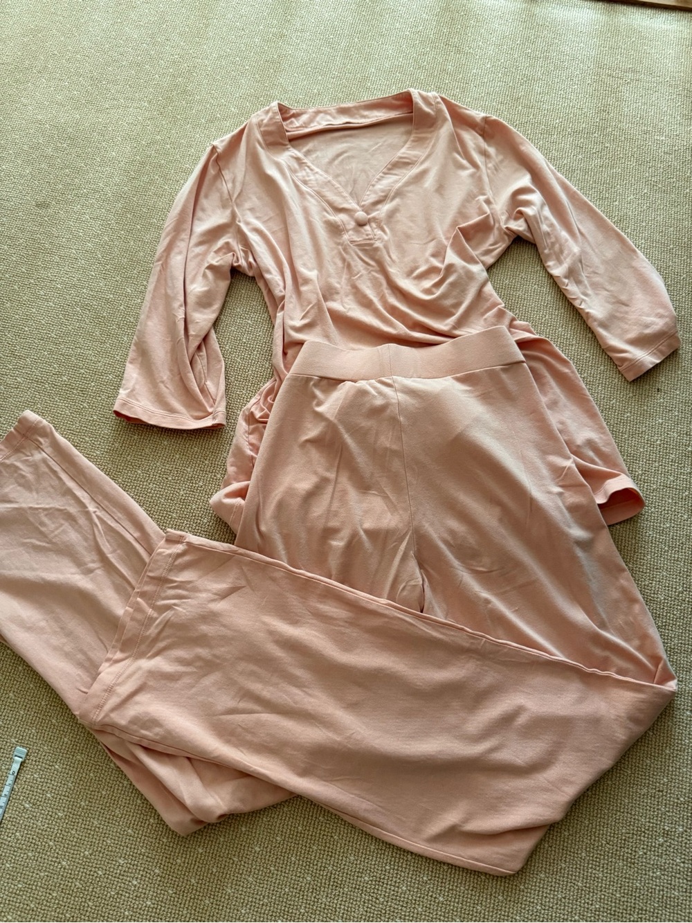 Triumph Soft Modal Peach Pajama Lounge Set L